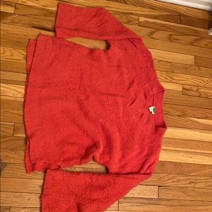 Anthropologie pink sweater
